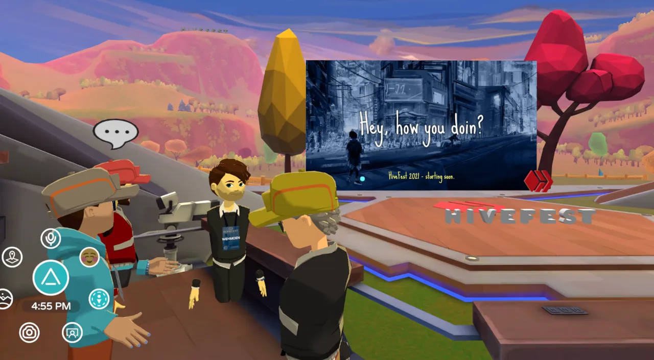 Start of the talks hivefest.png