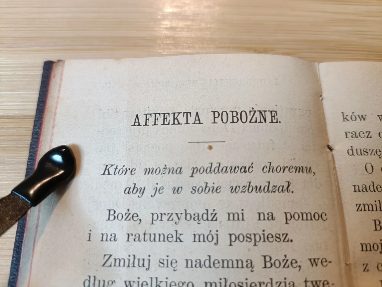 Afekta pobożne - wezwania, którymi chory może się wzmocnić i przygotować na spotkanie z Bogiem