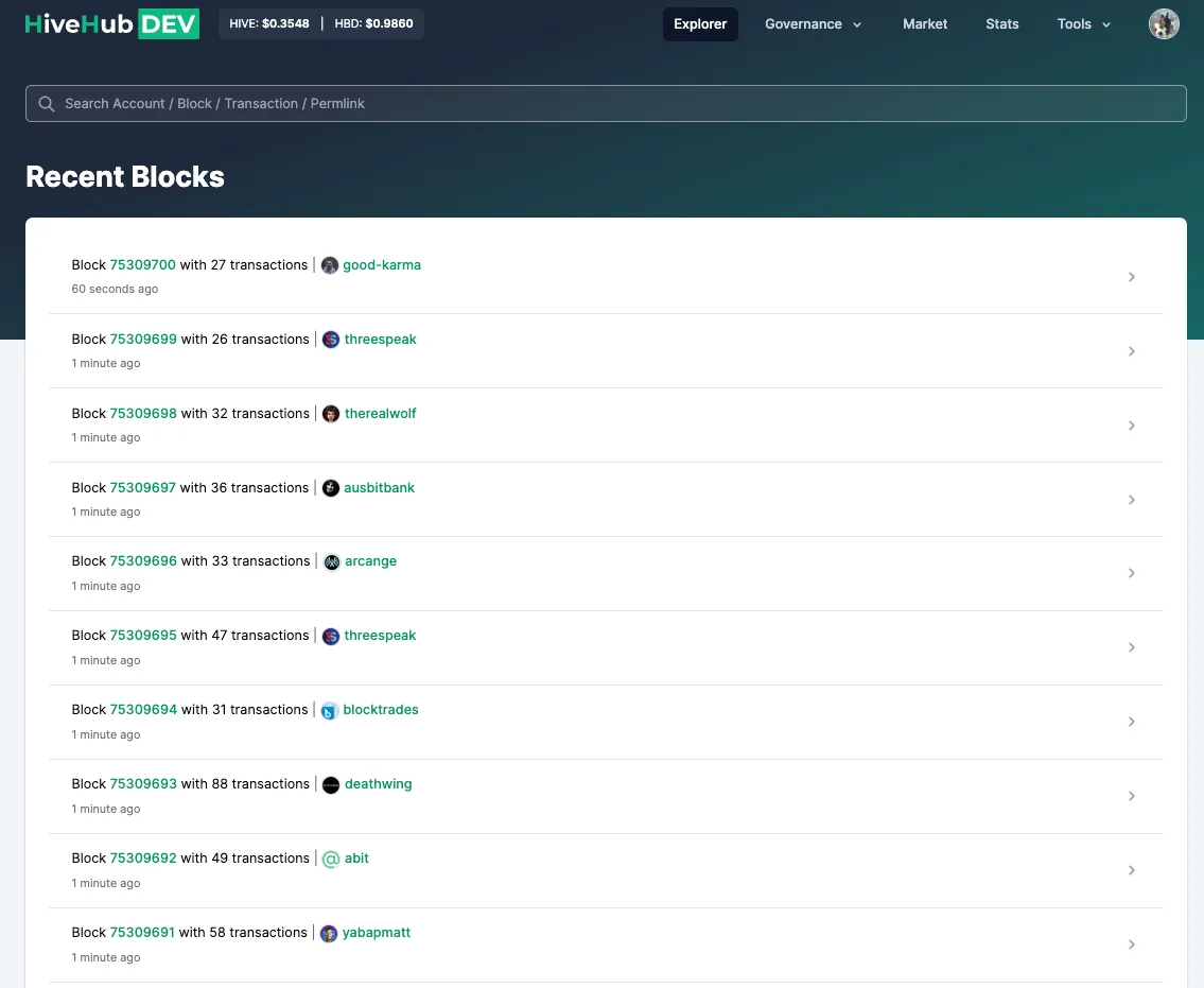 HiveHub Explorer