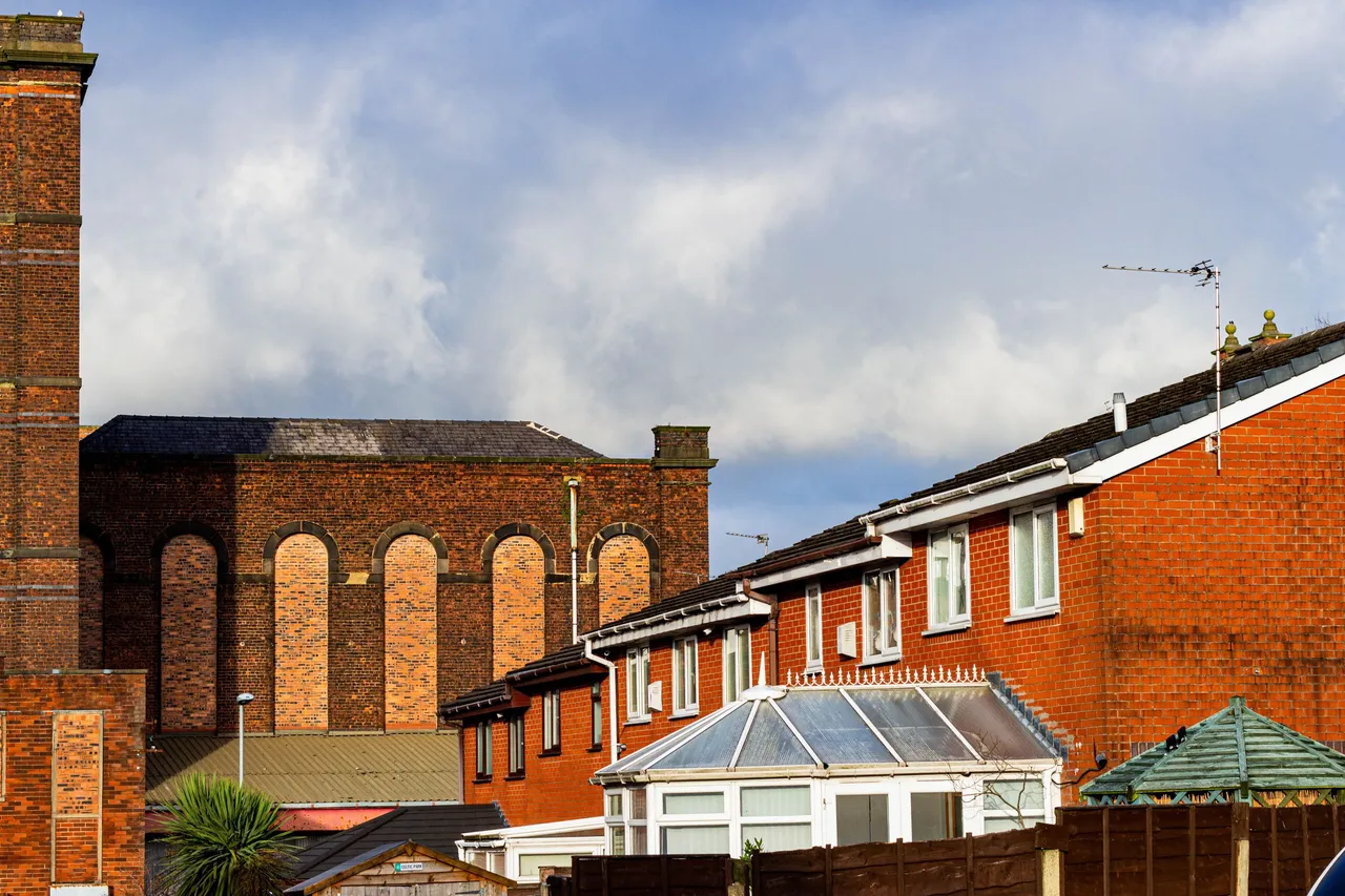 Part Of Old Factory and New Homes In Heywood Greater Manchester UK.jpg