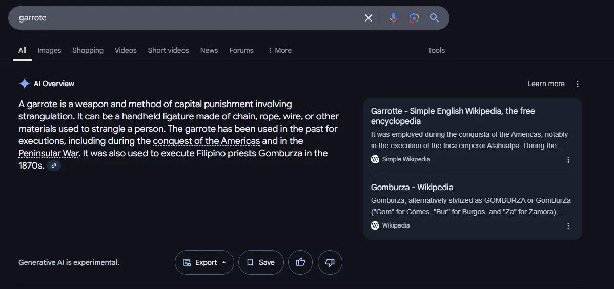 Garrote definition