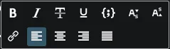 Floating toolbar