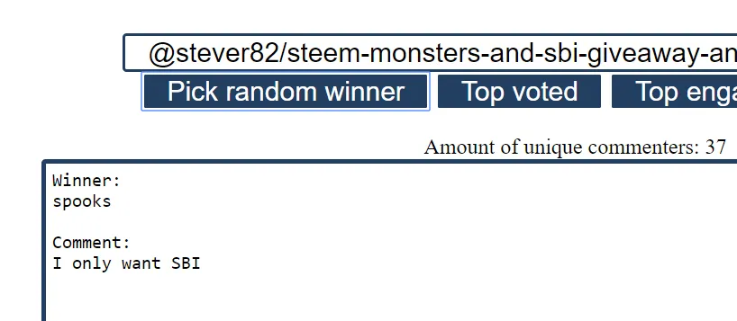 20190403 19_16_40Picker _ Steem comment winner.png