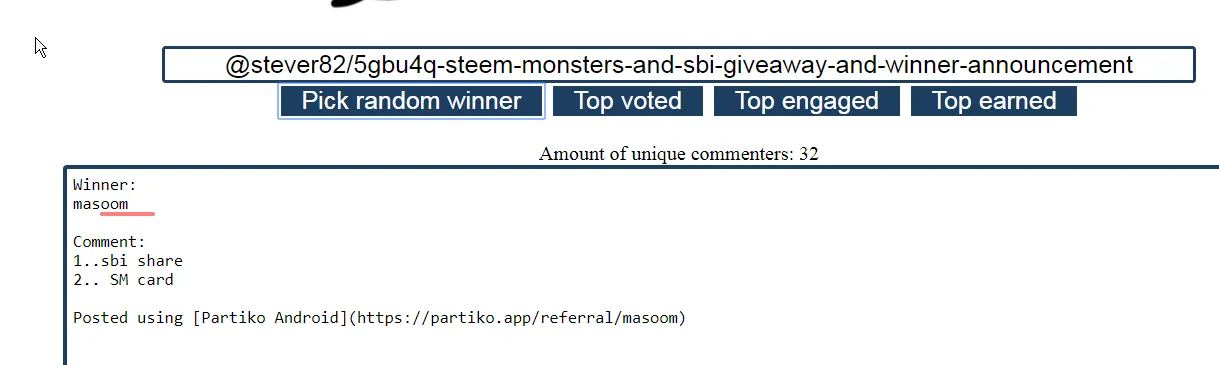 20190502 08_16_54Picker _ Steem comment winner.png