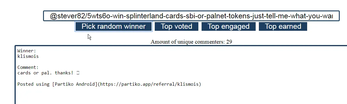 20190621 11_42_42Picker _ Steem comment winner.png
