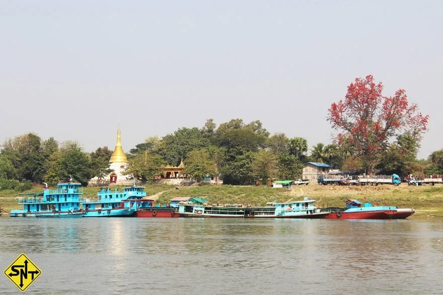 Myanmar - De Mandalay para Bagan de barco - Siga Nossa Trilha