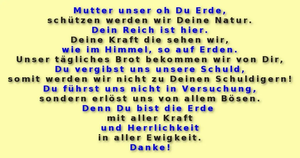 Mutter Unser!