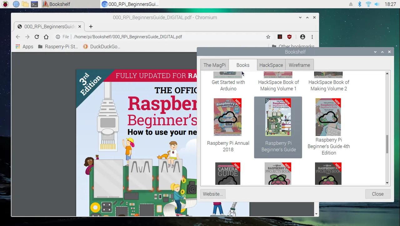book find screen shot