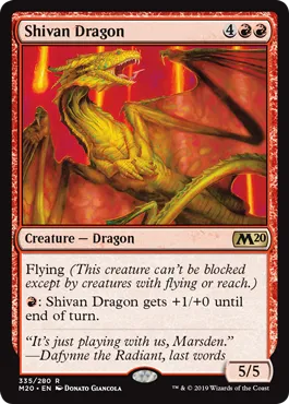 Shivan Dragon M20