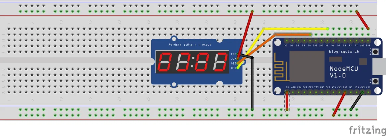 Node MCU + LED Screen