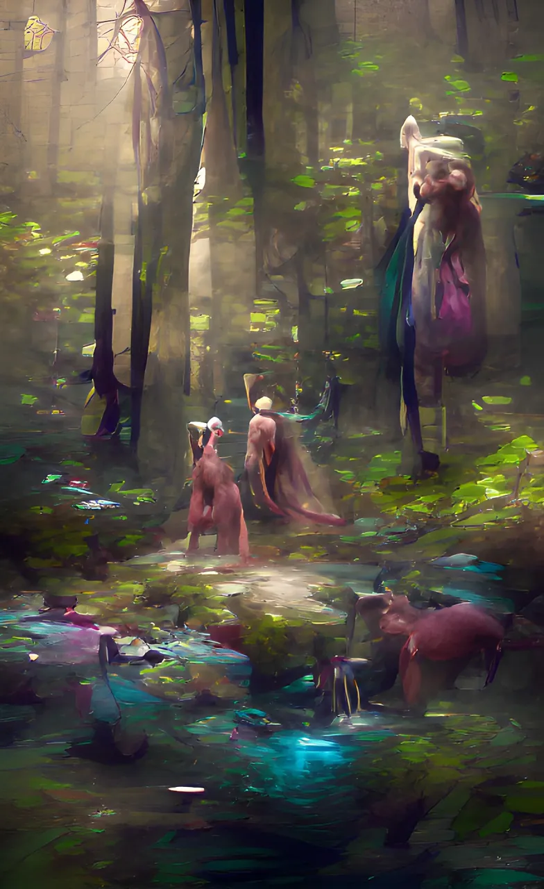 Magical beings with morality