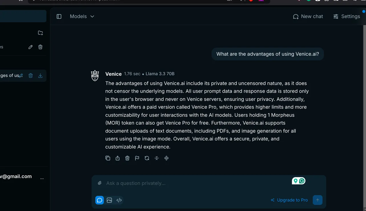 My Experience with Venice.ai as a Free User