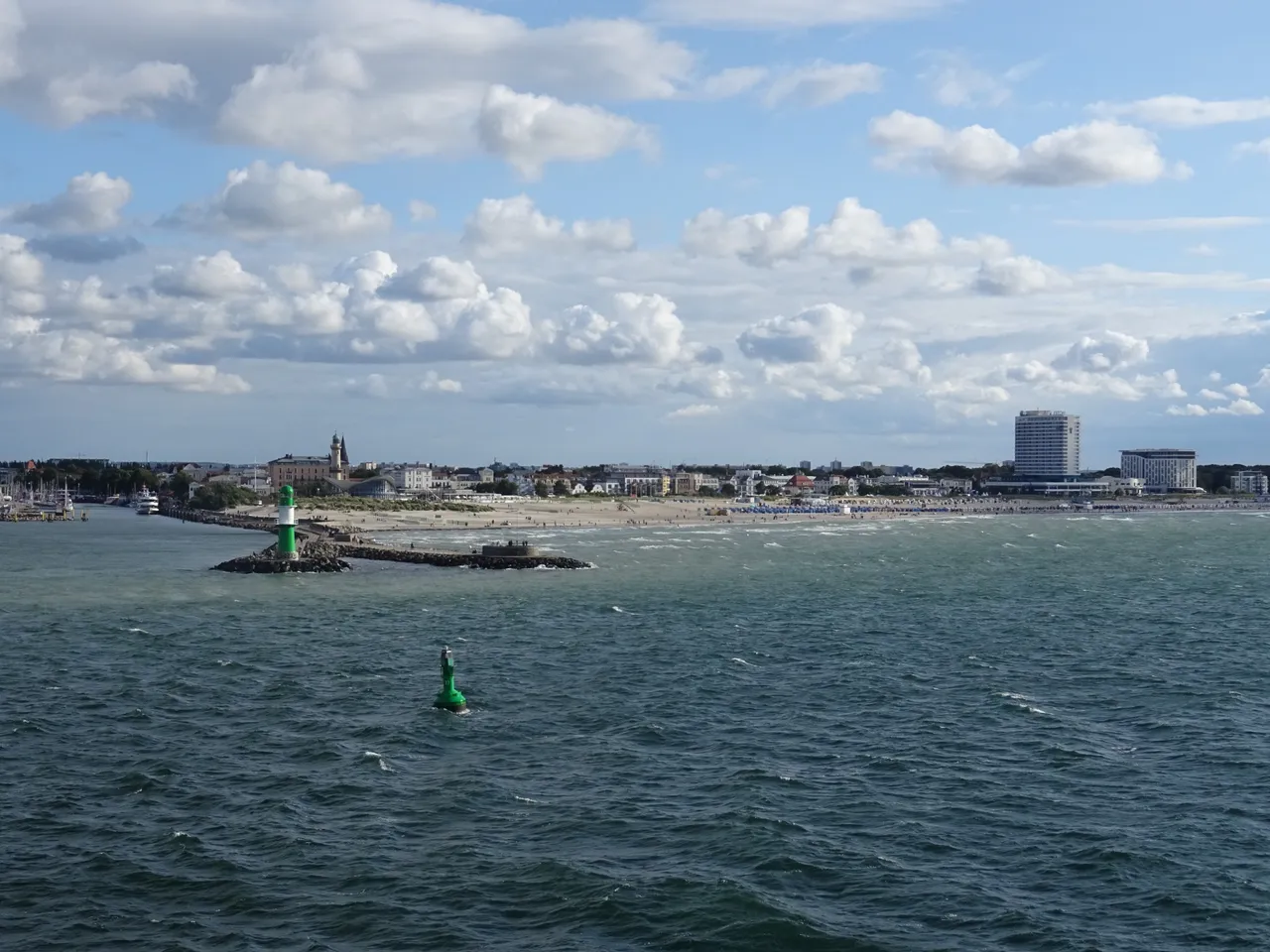 Rostock beach at the Baltic Sea