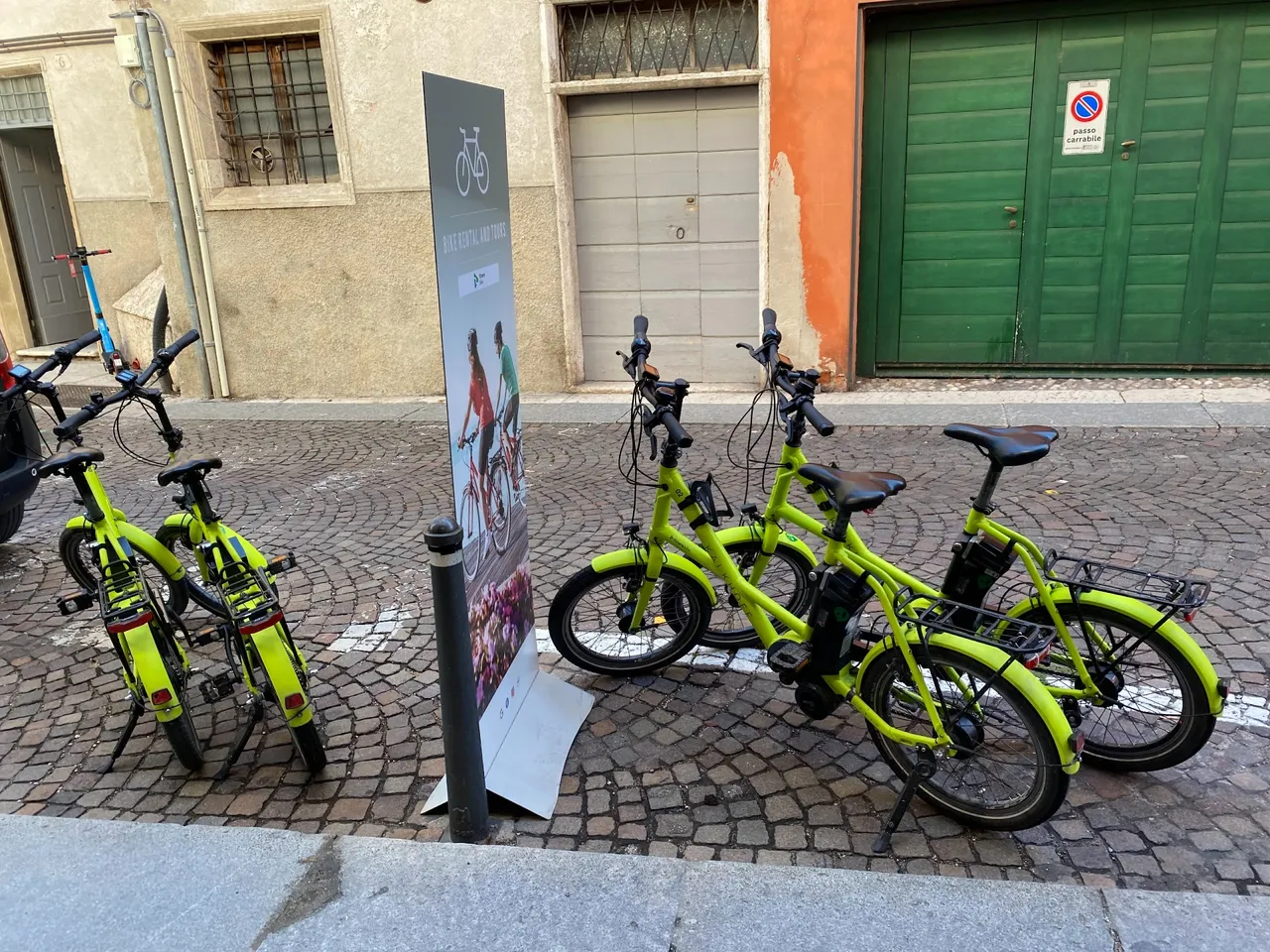 You can rent an e-bike if this is what you prefer these days