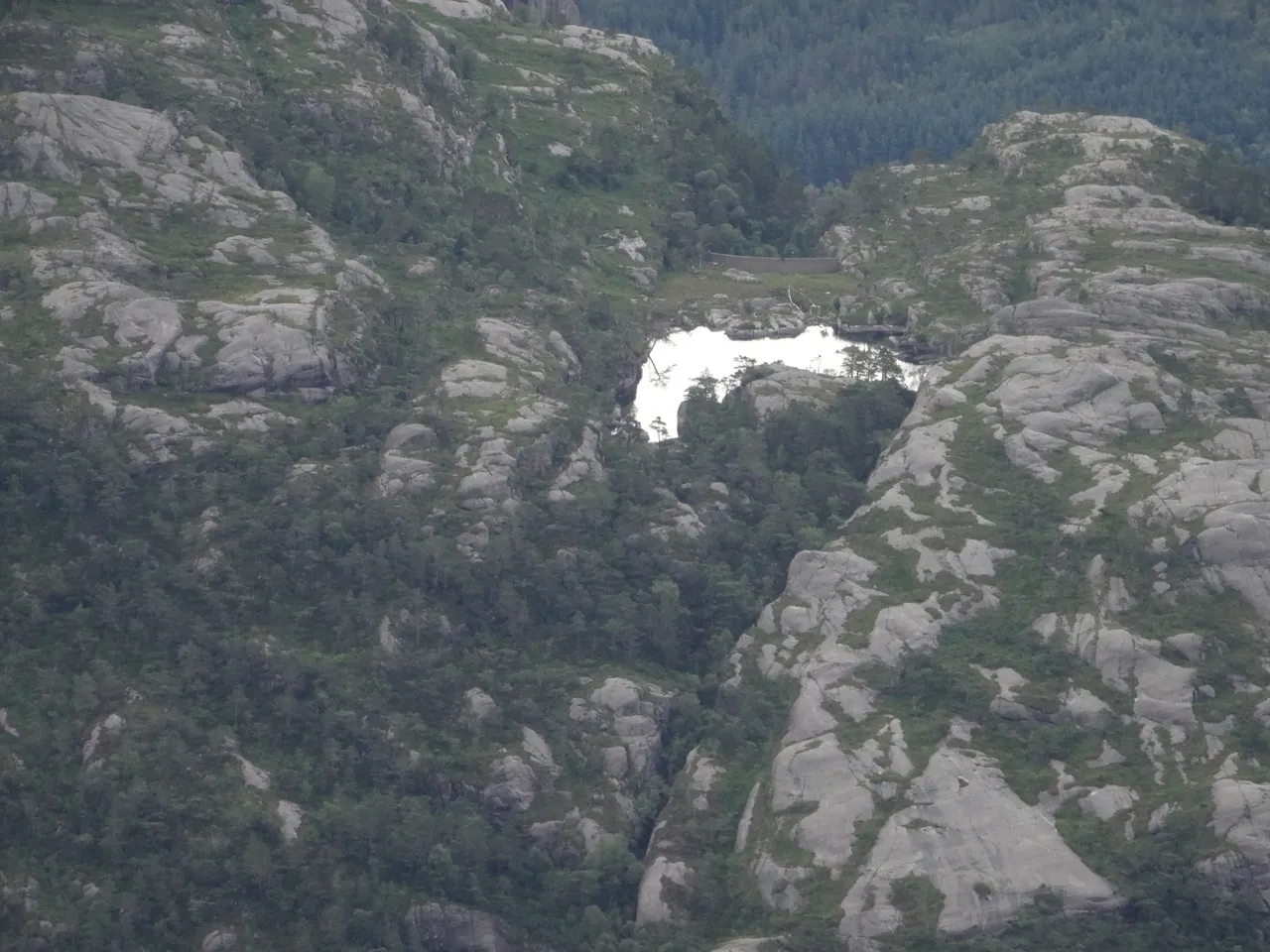 The last snow, in summer