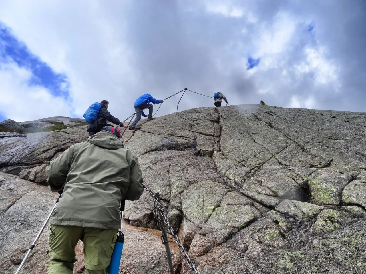 But you have to climb before