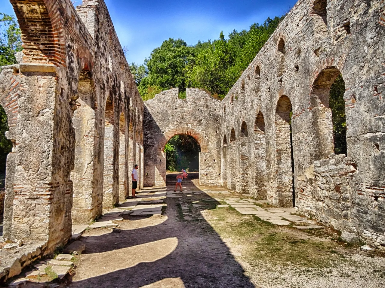 The basilika build on much older foundations