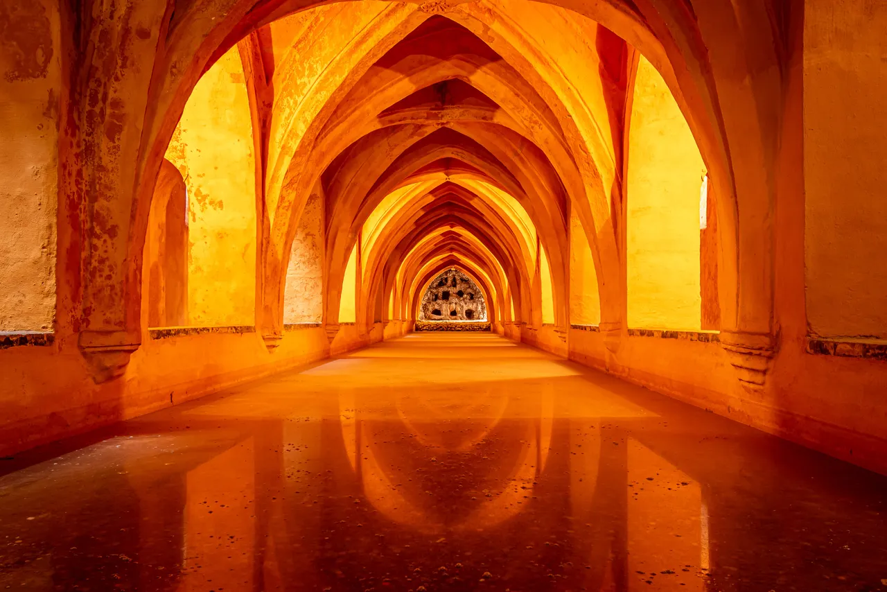 Cistern in Royal Alcázar, Sevilla