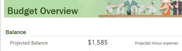 Household Budget in Excel