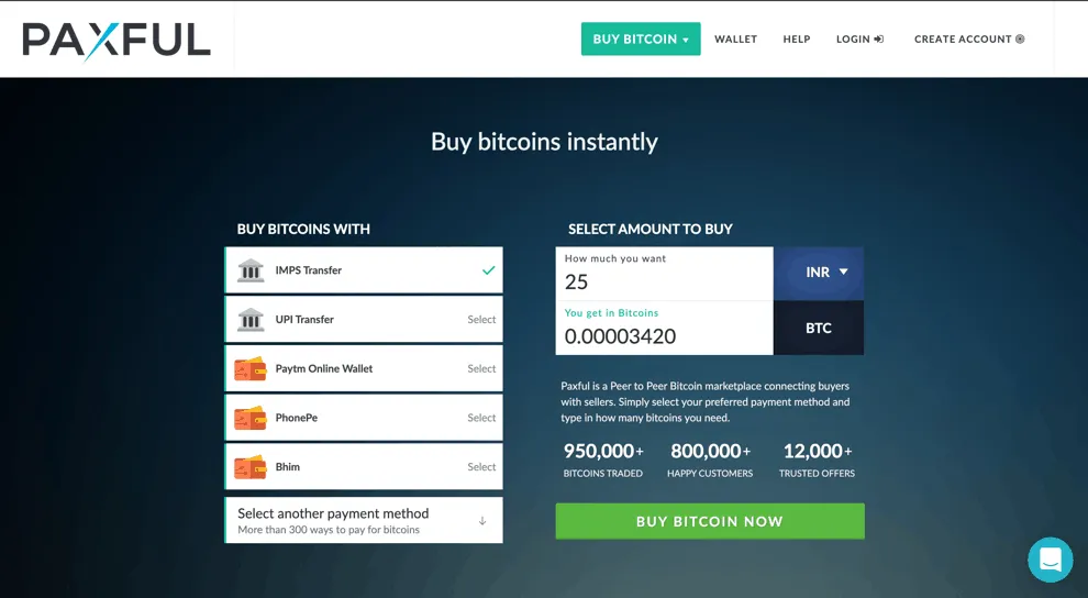 paxful p2p exchange - localbitcoin alternative