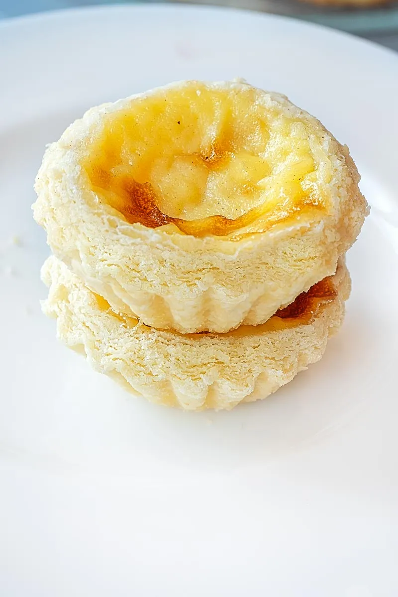 Egg custard tartlet