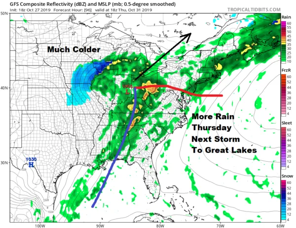 Long Island Onshore Flow Brings Clouds Patchy Rain Tuesday