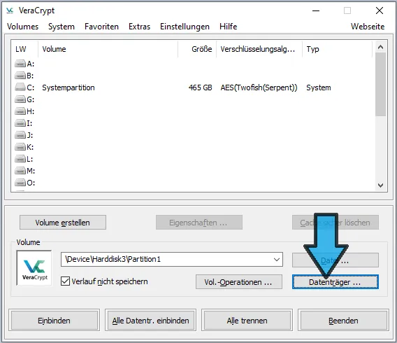1wählen sie unter Datenträger den zu entschlüsselnden Datenträgerpartition ausmin.png