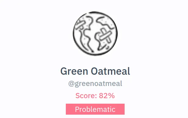 Screenshot at 2020-12-17 14:53:13 Green Oatmeal on Bot Sentinel 82 Percent.png