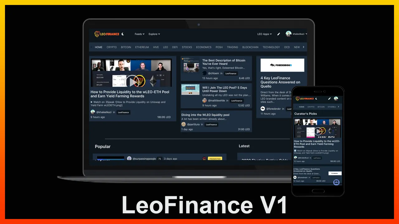 Introducing LeoFinance V1  Our New Hive Interface Deploys into Production.png