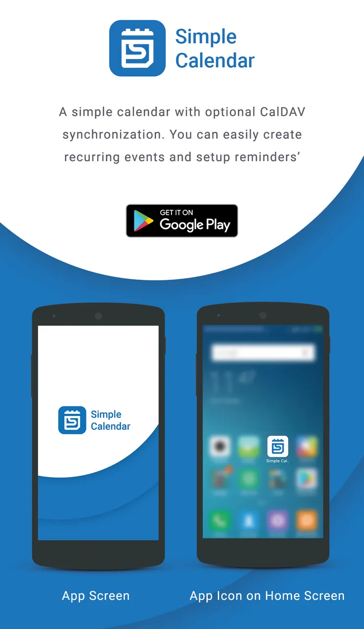 Flash Screen and App Icon on mobile screen