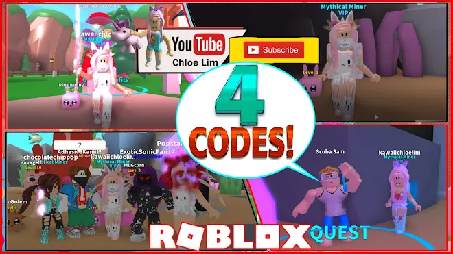 Roblox Mining Simulator Gameplay! 4 Amazing codes and BEWARE LOUD BUNNY MINING!