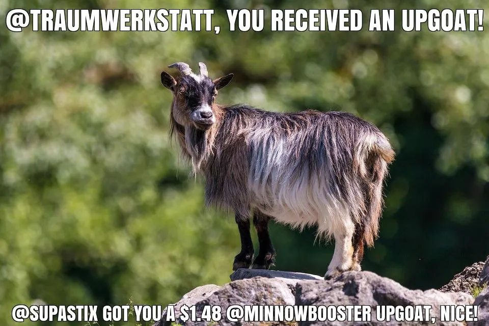 @supastix got you a $1.48 @minnowbooster upgoat, nice!