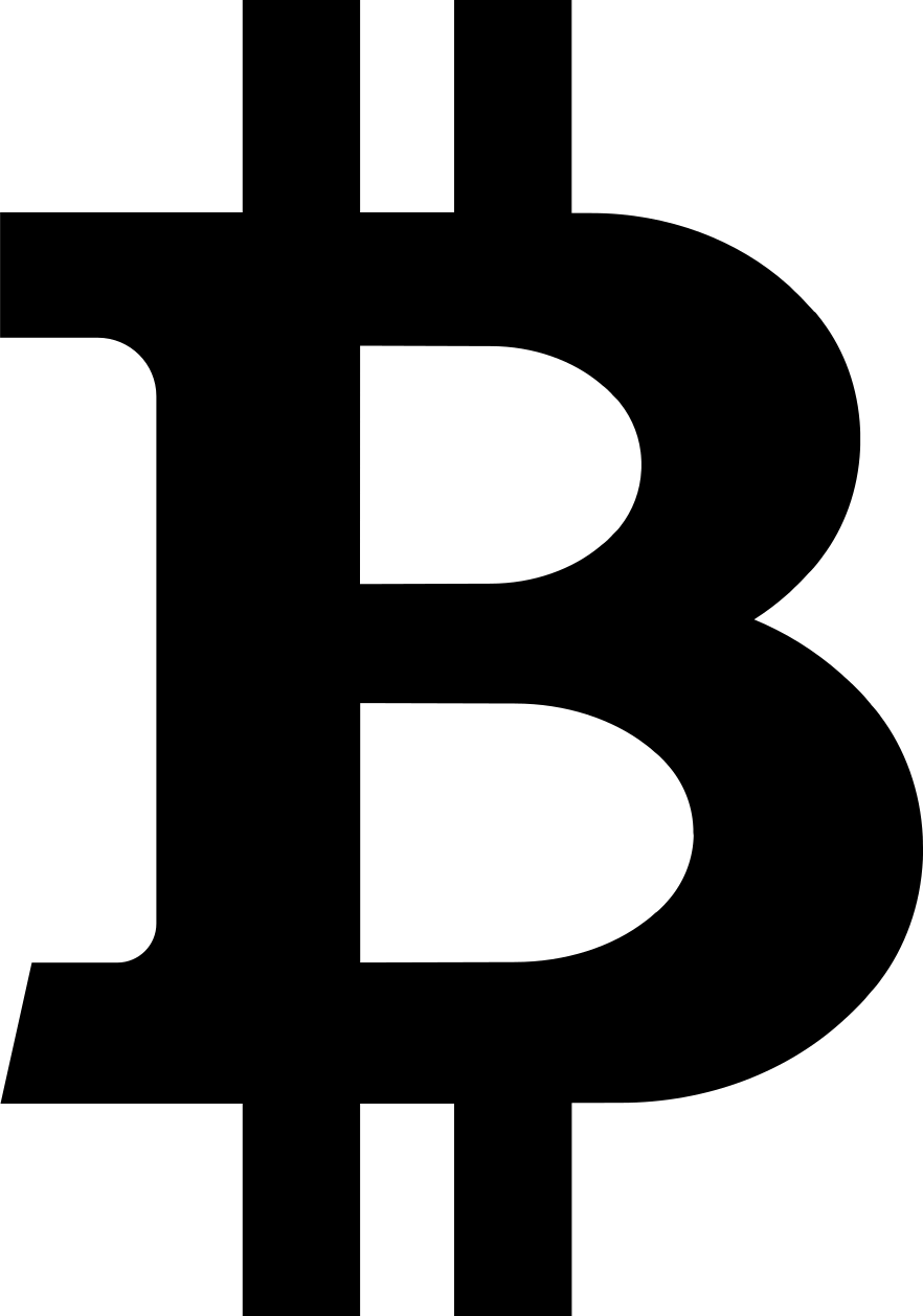 completed bitcoin symbol svg