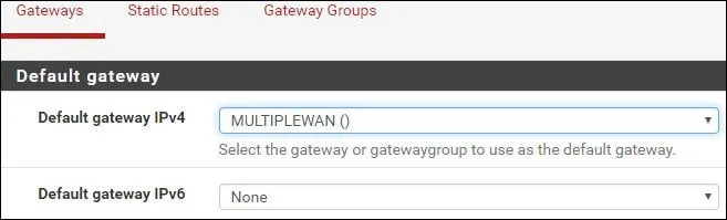 pfsense wan failover