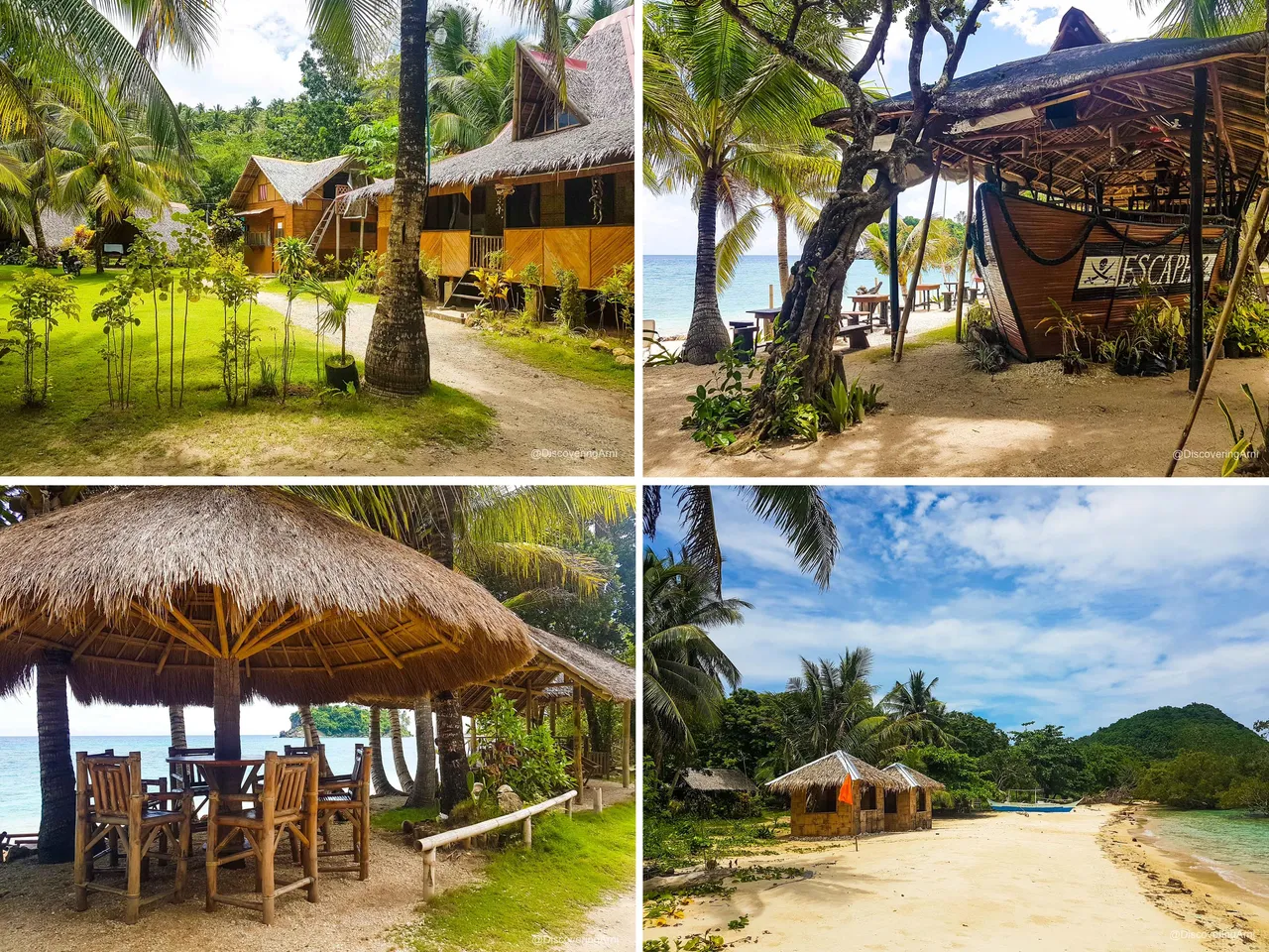 Various inns and hotels, Binucot Beach