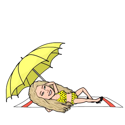 yellow polkadot bikini.png