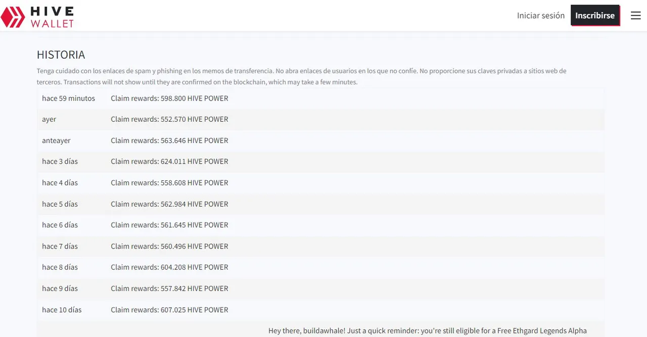 Buildawhale Wallet