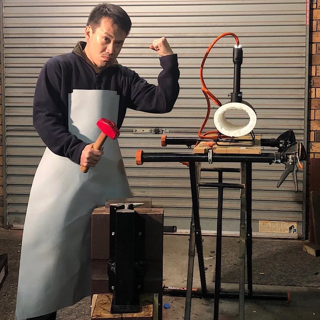 Quoc Huy and his forge