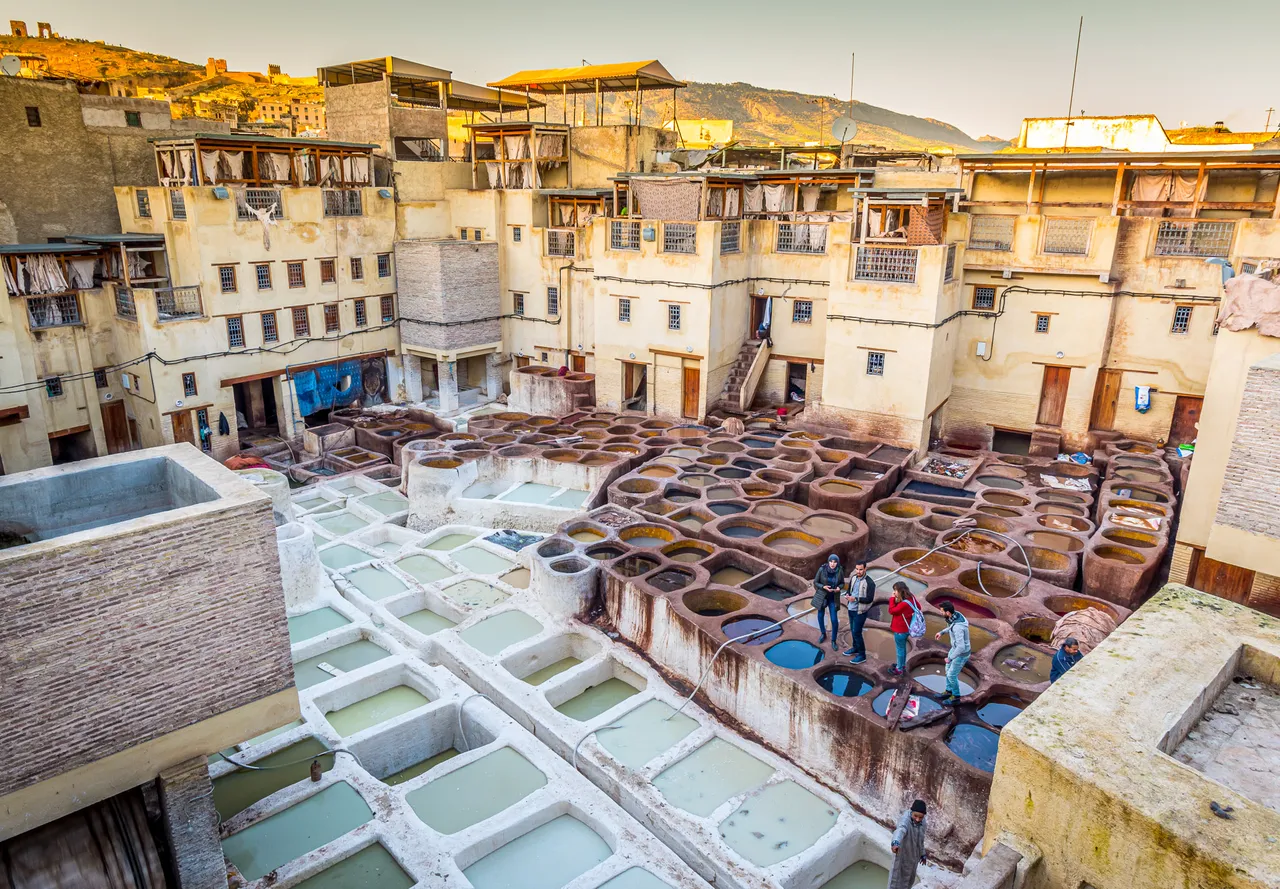 Tanneries in Fez