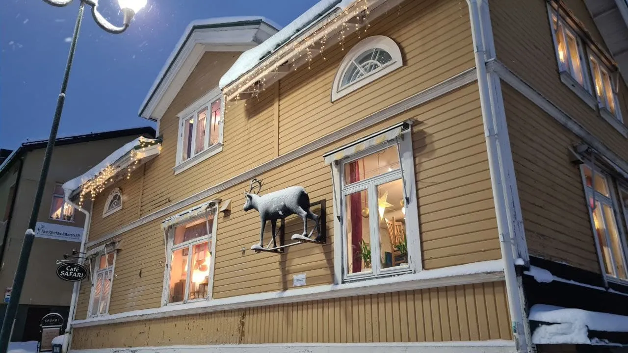 Cafe Safari, Kiruna city. We went to this cafe so many times!! ðð