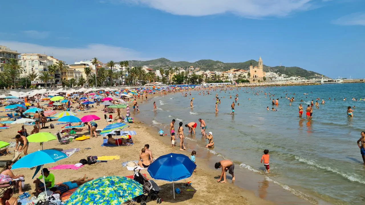 Sitges beach, Spain - 本当にきれかったなぁ～👏