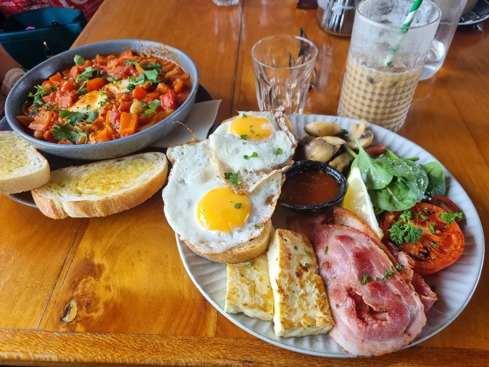 How good is this breakfast afterwards.