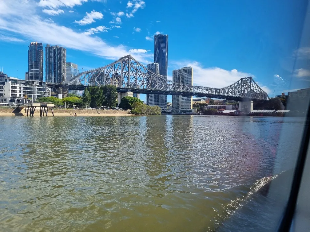 The Story bridge, Brisbane much smaller version of Sydney’s Harbour Bridge.