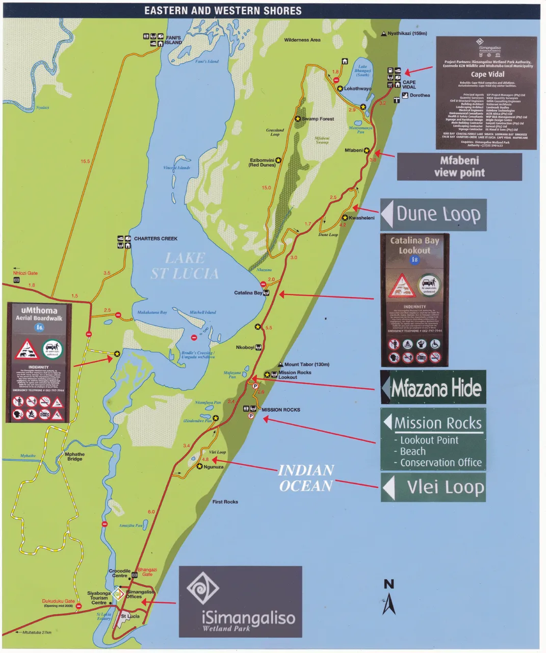 iSimangaliso Map 2013