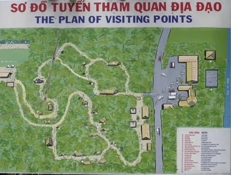 plan of visit for cu chi tunnel