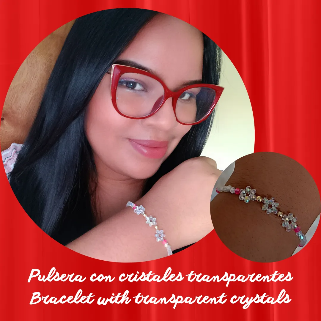 Pulsera con cristales transparentes Bracelet with transparent crystals_20240308_071821_0000.png