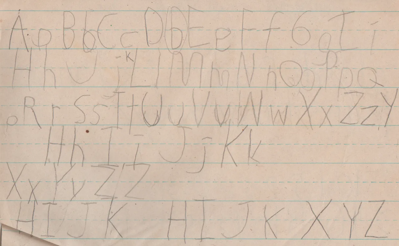 1993-07-30 - Friday - Alphabet Writing Practice - Age 7, Joseph Joey S Arnold-2.png