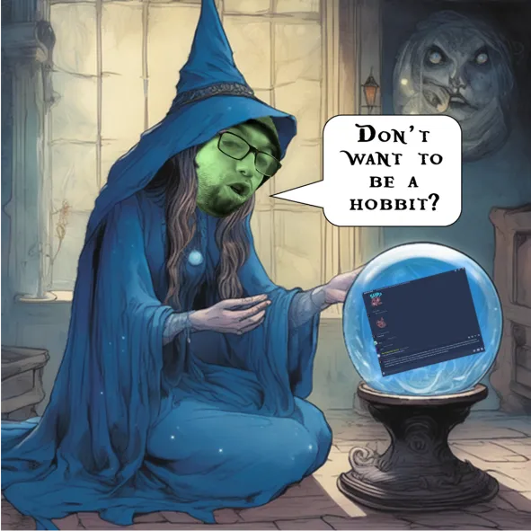 2023-10-31 - Tuesday - Roy Merrick Oatmeal Discord, Joey Halloween Witch 01 image.png