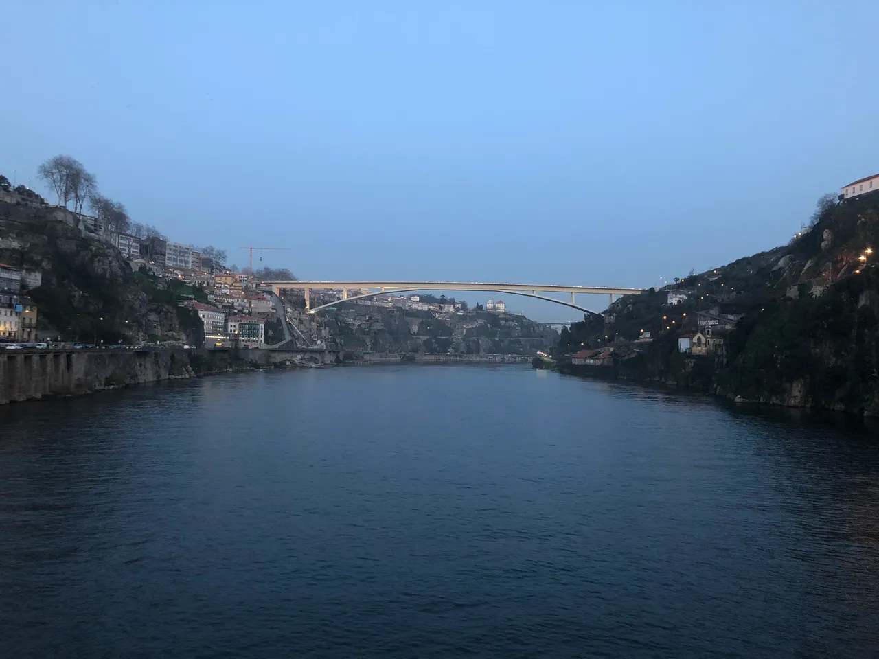 View towards bridge