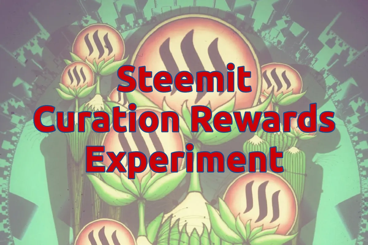 My Steemit Curation Reward Experiment